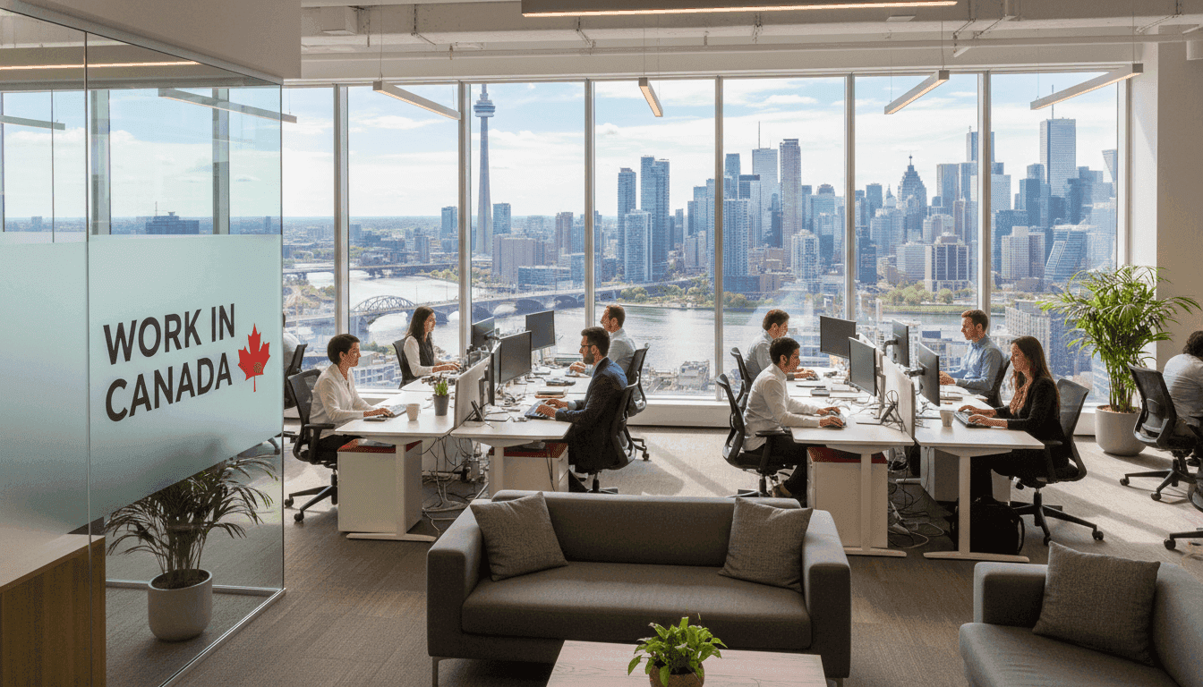 Modern Toronto Office with Skyline View